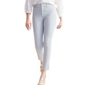 Old Navy Railroad Stripe Pixie Chino Ankle Pants